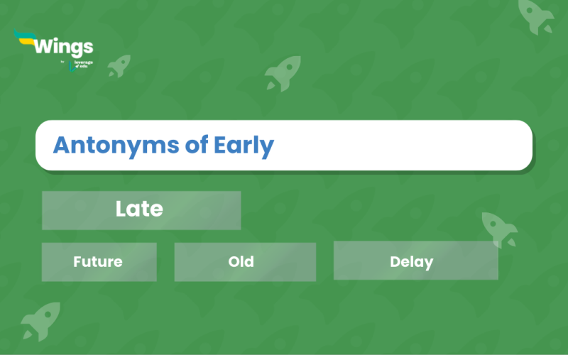Antonyms of Early