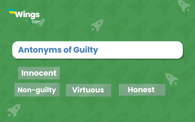 Antonyms of Guilty