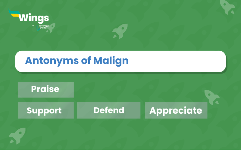 Antonyms of Malign
