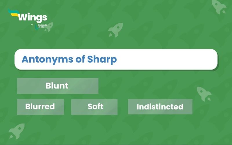 Antonyms of Sharp