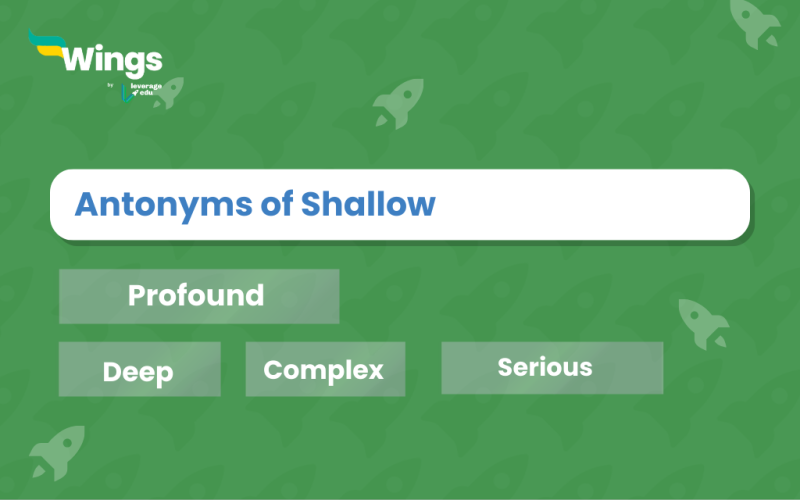 Antonyms of shallow
