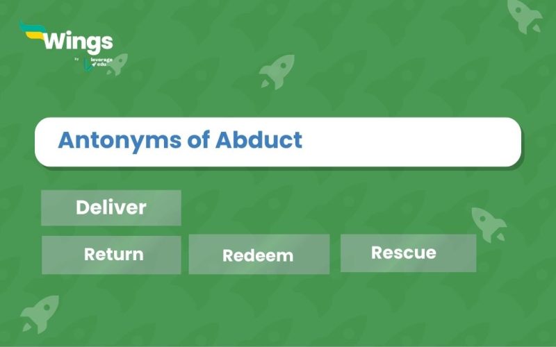 Abduct-Antonyms