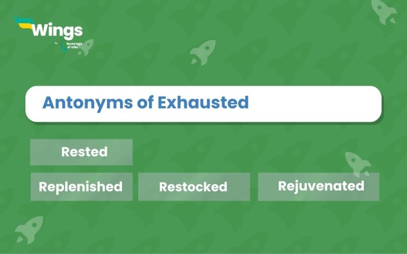 Exhausted-Antonyms
