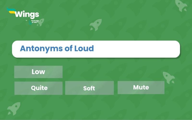 Loud-Antonyms