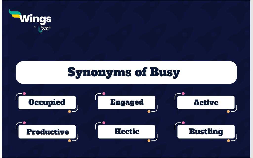 give synonyms busy