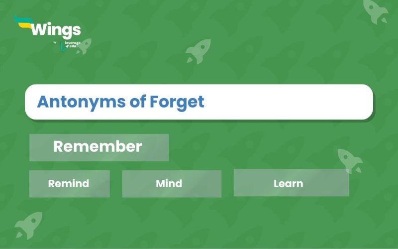 Antonyms of Forget