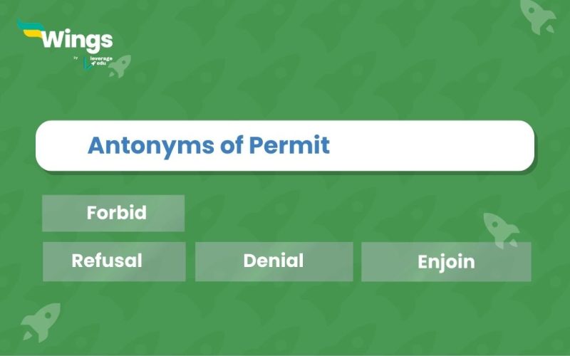 Antonyms of Permit