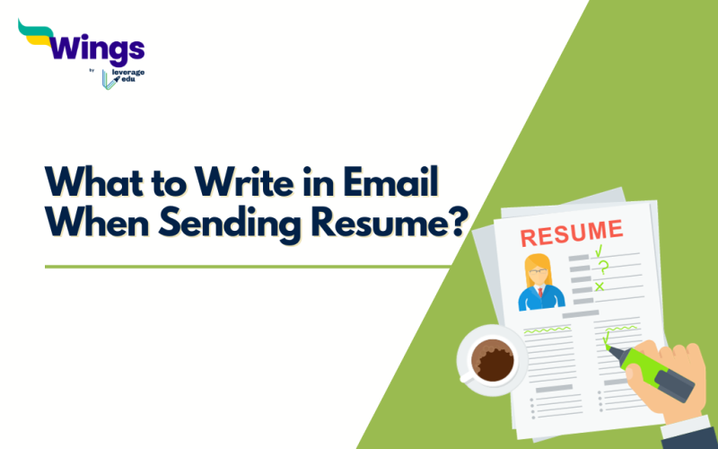 What to write in a email when sending resume