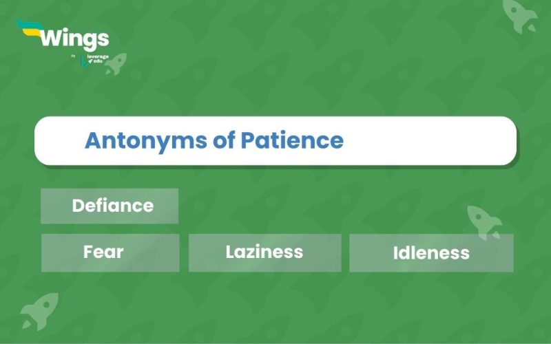 Antonyms of Patience