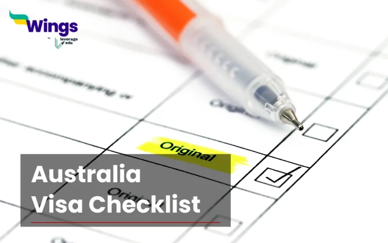 australia visa checklist