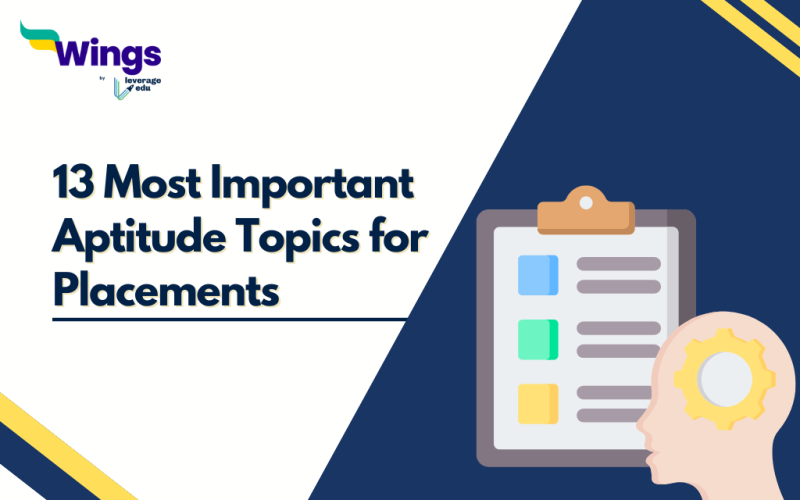 13 Most Important Aptitude Topics for Placements