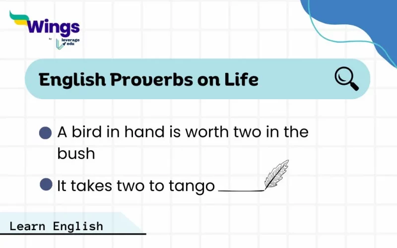 English Proverbs on Life