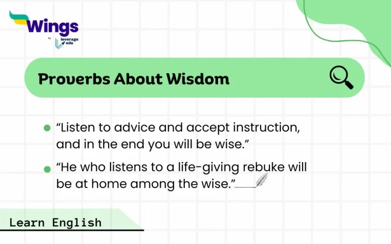 Proverbs about wisdom