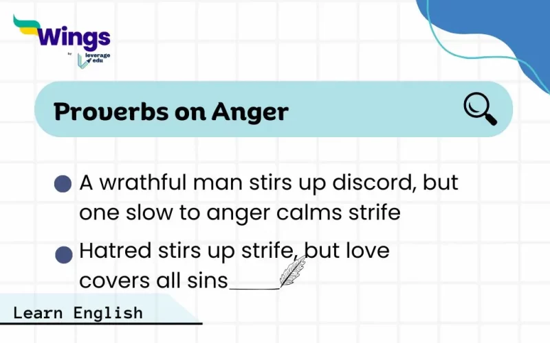 Proverbs on Anger