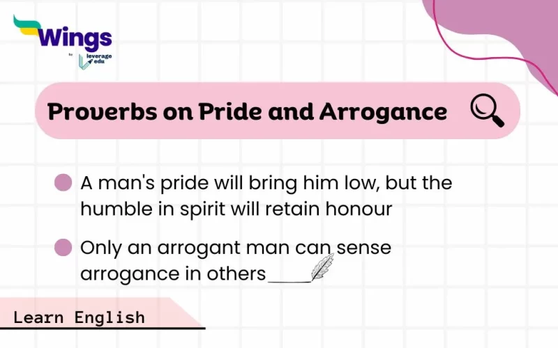 Proverbs on Pride and Arrogance