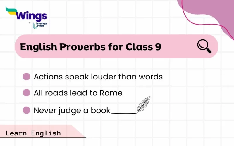 English Proverbs for Class 9