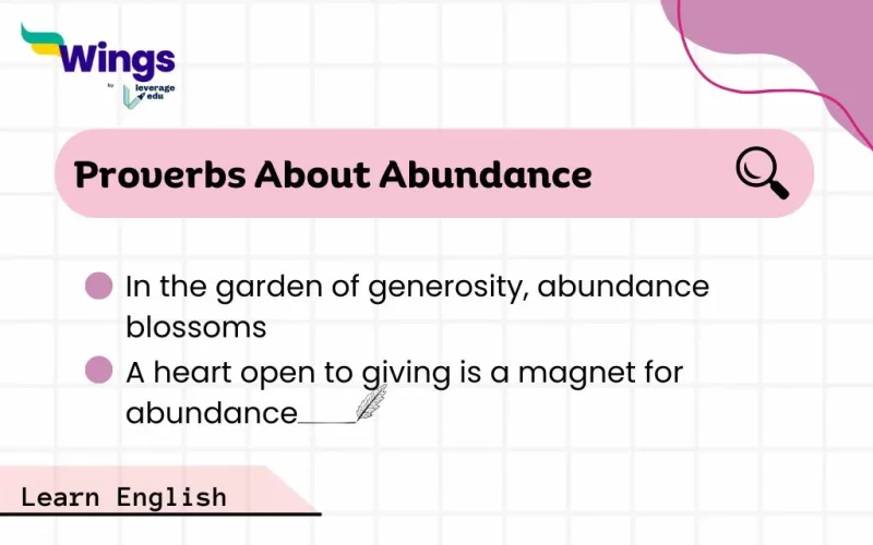 Proverbs About Abundance