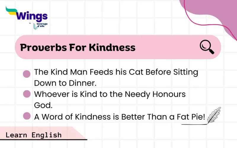 Proverbs For Kindness
