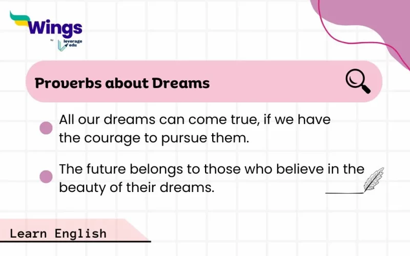 Proverbs about Dreams