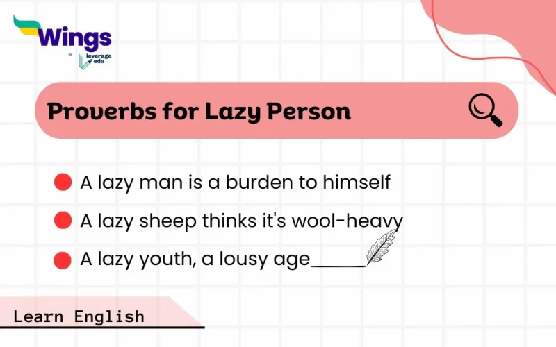 Proverbs for Lazy Person