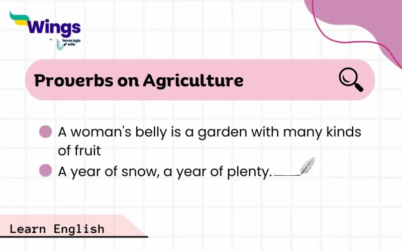 Proverbs On Agriculture for English Students | Leverage Edu