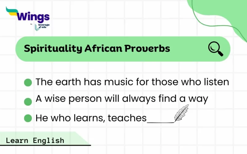 Spirituality African Proverbs