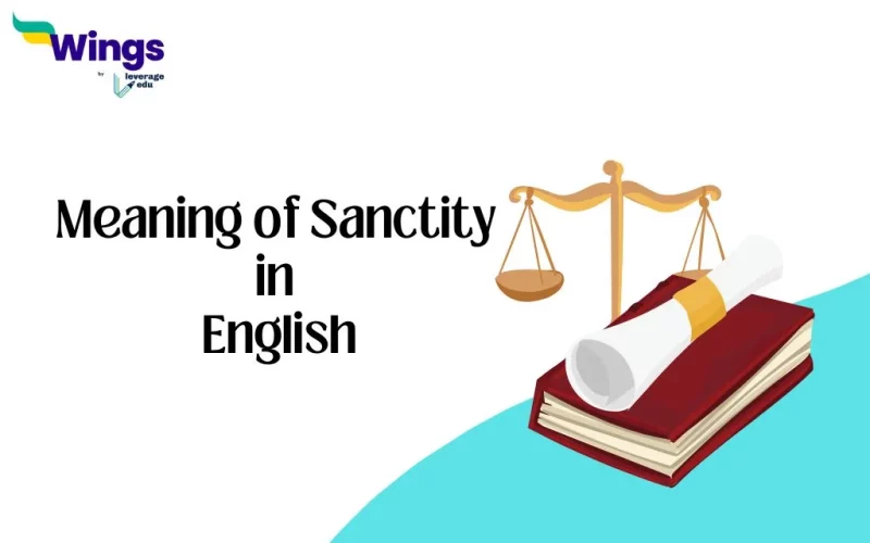 Sanctity Meaning in English