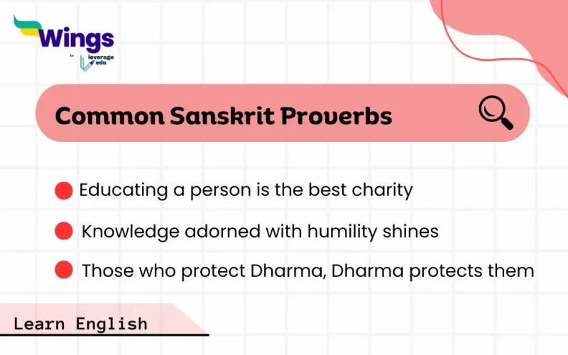 Common Sanskrit Proverbs