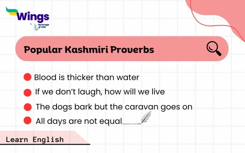 Popular Kashmiri Proverbs