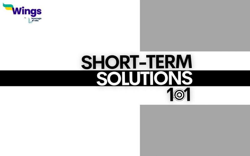 Short-term solutions 101