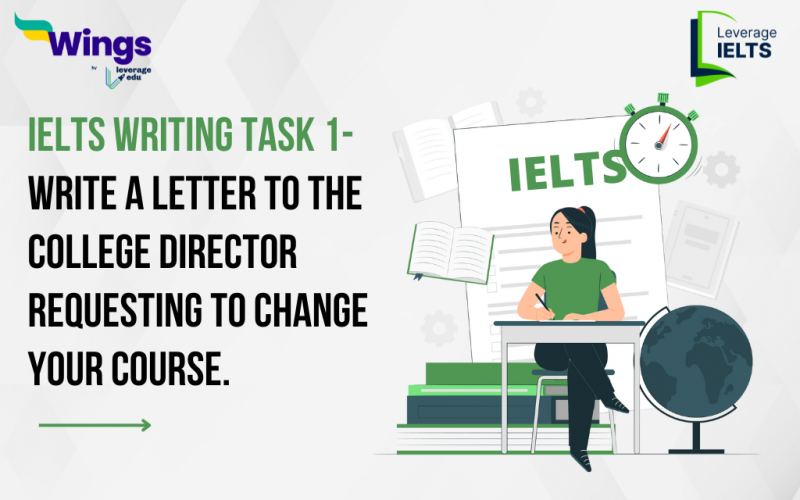 Write a letter to the college director requesting to change your course.